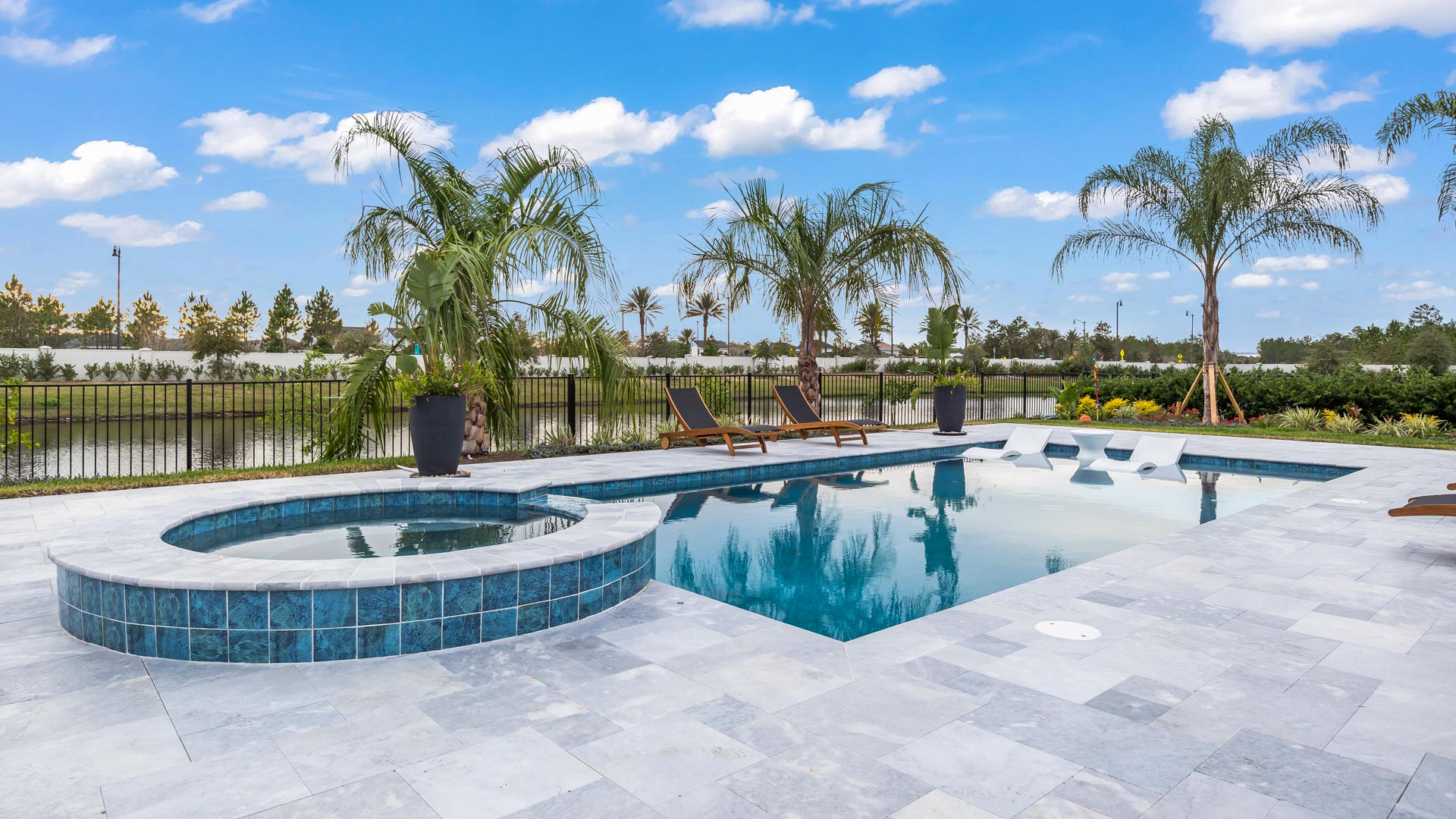 beautiful backyard pool